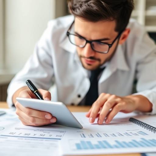 Una persona planeando su presupuesto con una calculadora, mostrando la importancia de la planificaci&oacute;n financiera.